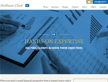 Tablet Screenshot of hoffmanclark.com